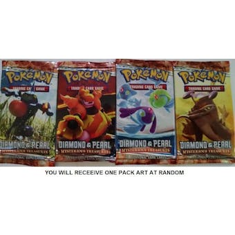 Pokemon Diamond & Pearl Mysterious Treasures SINGLE Booster Pack UNSEARCHED UNWEIGHED
