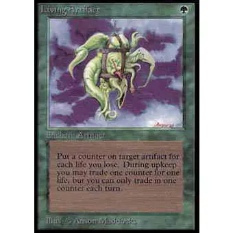 Magic the Gathering Alpha Single Living Artifact - NEAR MINT (NM)