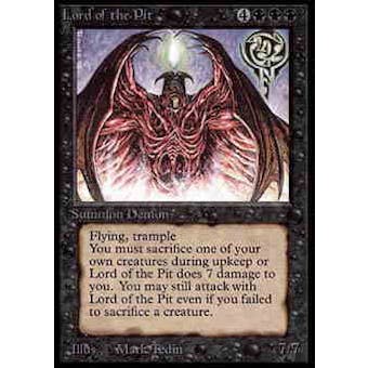Magic the Gathering Alpha Single Lord of the Pit - NEAR MINT (NM)