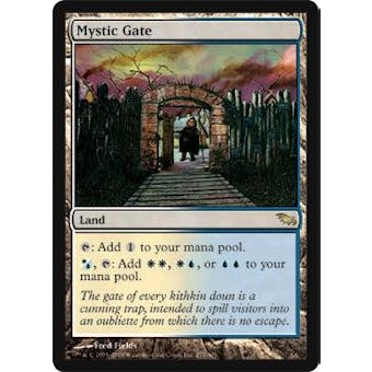 Magic the Gathering Shadowmoor Single Mystic Gate Foil - NEAR MINT / SLIGHT PLAY (NM/SP)