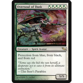 Magic the Gathering Shadowmoor Single Oversoul of Dusk - NEAR MINT (NM)