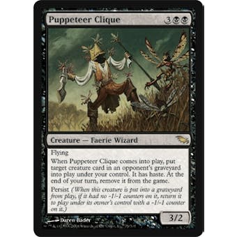 Magic the Gathering Shadowmoor Single Puppeteer Clique - NEAR MINT (NM)