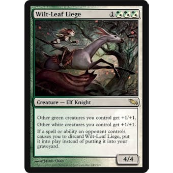 Magic the Gathering Shadowmoor Single Wilt-Leaf Liege - SLIGHT PLAY (SP)