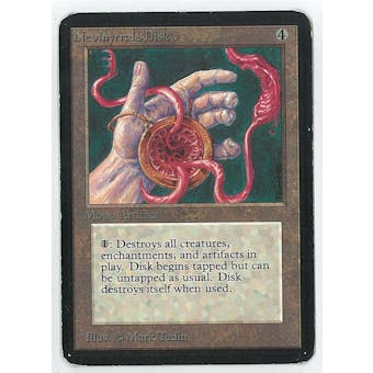 Magic the Gathering Alpha Single Nevinyrral's Disk - SLIGHT / MODERATE PLAY (SP-/MP+)