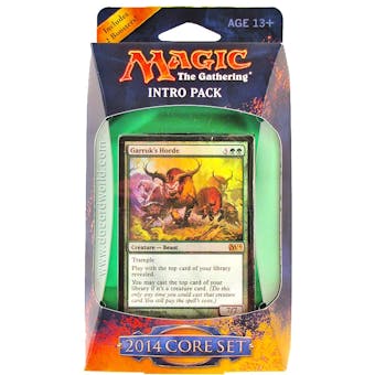 Magic the Gathering 2014 Core Set Intro Pack - Beastial Strength