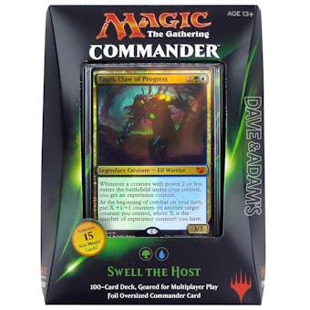 Magic the Gathering Commander Deck (2015) - Swell the Host (Green/Blue)