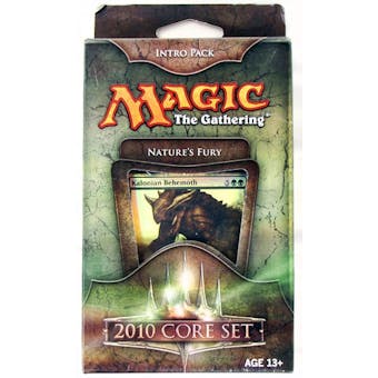 Magic the Gathering 2010 Core Set Intro Pack Nature's Fury