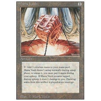 Magic the Gathering Revised Edition Single Mana Vault - MODERATE PLAY (MP)