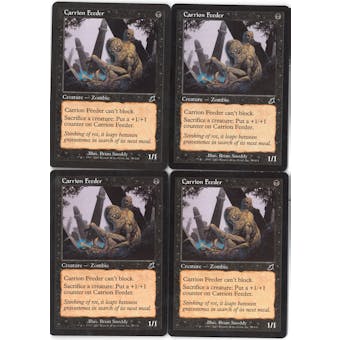 Magic the Gathering Scourge PLAYSET Carrion Feeder X4 - NEAR MINT (NM)