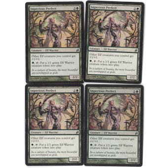Magic the Gathering Lorwyn PLAYSET Imperious Perfect X4 - SLIGHT PLAY (SP)