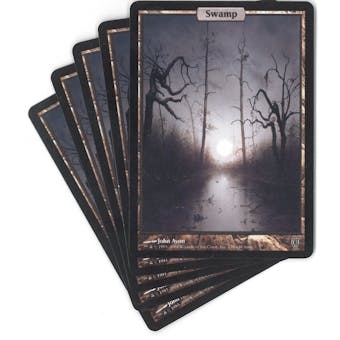 Magic the Gathering Unhinged Single Basic Swamp X5 - SLIGHT PLAY (SP)