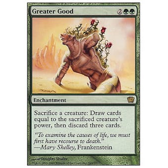 Magic the Gathering 9th Edition Single Greater Good - SLIGHT PLAY (SP)