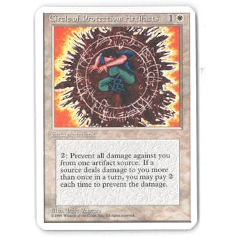 Magic the Gathering ALPHA CUT 4th Edition Single Circle of Protection - Artifacts - SLIGHT PLAY (SP)