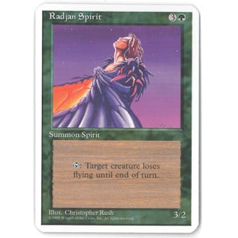 Magic the Gathering ALPHA CUT 4th Edition Single Radjan Spirit - SLIGHT PLAY (SP)