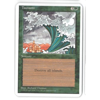 Magic the Gathering ALPHA CUT 4th Edition Single Tsunami - SLIGHT PLAY (SP)