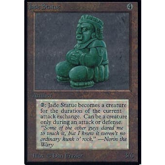 Magic the Gathering Alpha Single Jade Statue - SLIGHT PLAY (SP)