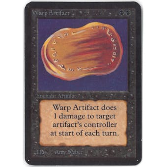 Magic the Gathering Alpha Single Warp Artifact - SLIGHT PLAY (SP)