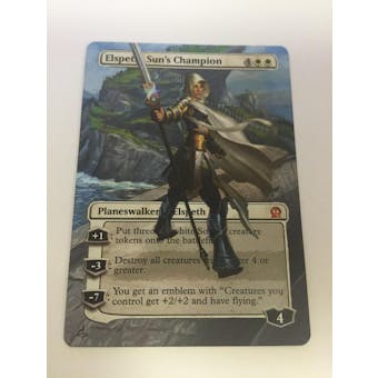 Magic the Gathering Theros Single Elspeth, Sun's Champion ALTERED - NEAR MINT (NM)
