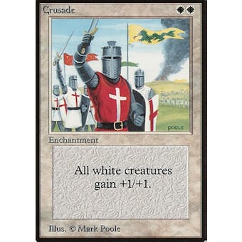 Magic the Gathering Beta Crusade - HEAVYIL PLAYED (HP) Disavowed Card