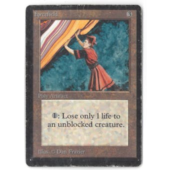 Magic the Gathering Beta Single Forcefield - HEAVY PLAY (HP)