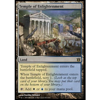 Magic the Gathering Born of the Gods Single Temple of Enlightenment FOIL - SLIGHT PLAY (SP)