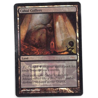 Magic the Gathering Promotional Single Cabal Coffers (FNM) - MODERATE PLAY (MP)