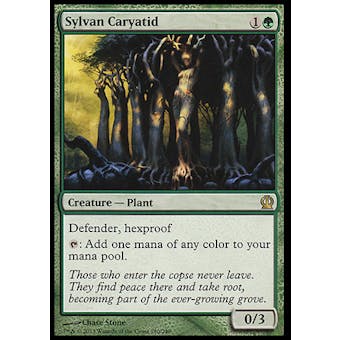 Magic the Gathering Theros Single Sylvan Caryatid FOIL - SLIGHT PLAY (SP)