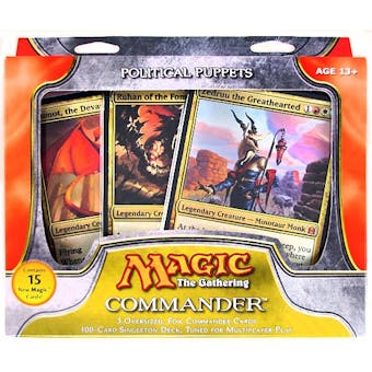 Magic the Gathering Commander Deck (2011) - Political Puppets - Japanese