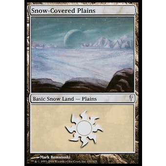 Magic the Gathering Coldsnap Single Snow-Covered Plains - NEAR MINT (NM)
