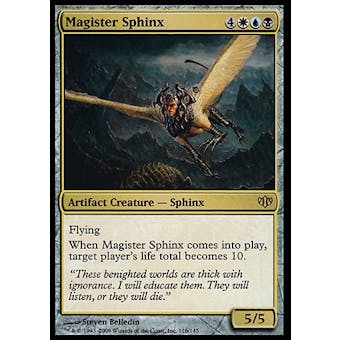 Magic the Gathering Conflux Single Magister Sphinx FOIL - SLIGHT PLAY (SP)