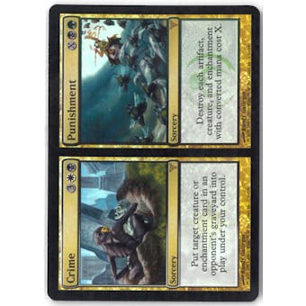 Magic the Gathering Dissension Single Crime//Punishment FOIL - HIGH PLAY (HP)