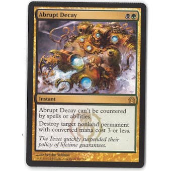 Magic the Gathering Return to Ravnica Single Abrupt Decay (CRIMPED) - NEAR MINT (NM)