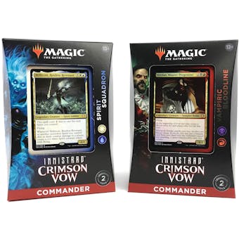 Magic The Gathering Innistrad: Crimson Vow Commander Deck - Set of 2