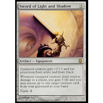 Magic the Gathering Darksteel SPANISH Single Sword of Light and Shadow FOIL - SLIGHT PLAY (SP)