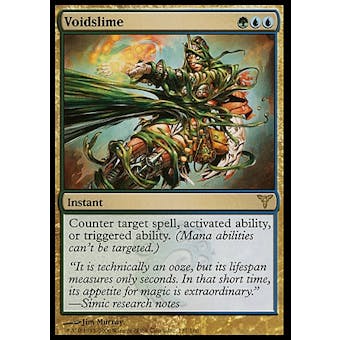 Magic the Gathering Dissension Single Voidslime FOIL - MODERATE PLAY (MP)
