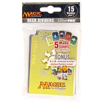 Ultra Pro Magic the Gathering Mana Symbol Card Dividers (16 Count Pack)
