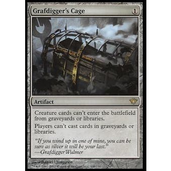 Magic the Gathering Dark Ascension Single Grafdigger's Cage - SLIGHT PLAY (SP)