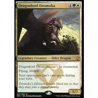 Magic the Gathering Dragons of Tarkir Single Dragonlord Dromoka NEAR MINT (NM)