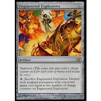 Magic the Gathering Fifth Dawn Single Engineered Explosives FOIL - SLIGHT PLAY (SP)