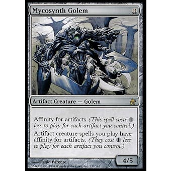 Magic the Gathering Fifth Dawn Single Mycosynth Golem - MODERATE PLAY (MP)