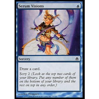 Magic the Gathering Fifth Dawn Single Serum Visions - MODERATE PLAY (MP)