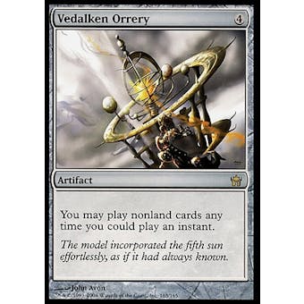 Magic the Gathering Fifth Dawn Single Vedalken Orrery - MODERATE PLAY (MP)