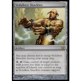 Magic the Gathering Fifth Dawn Single Vedalken Shackles FOIL - SLIGHT PLAY (SP)