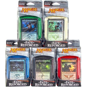 Magic the Gathering Fate Reforged Intro Pack - Set of 5