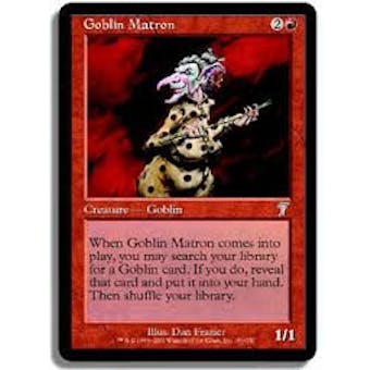 Magic the Gathering 7th Edition Single Goblin Matron Foil - MODERATE PLAY (MP)