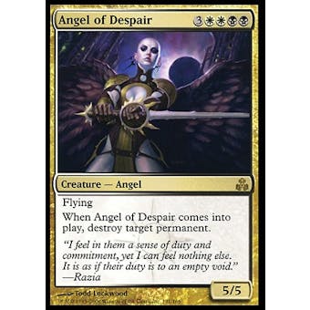 Magic the Gathering Guildpact Single Angel of Despair - HEAVY PLAY (HP)