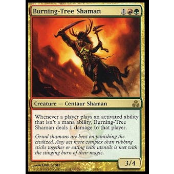 Magic the Gathering Guildpact Single Burning-Tree Shaman - SLIGHT PLAY (SP)
