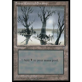 Magic the Gathering Ice Age Single Snow-Covered Swamp - NEAR MINT (NM)