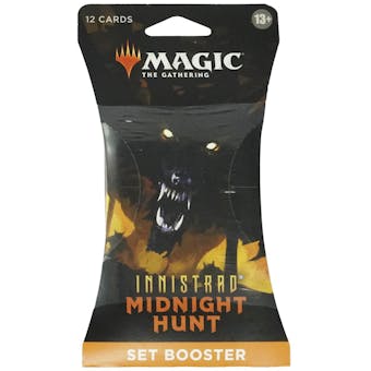 Magic The Gathering Innistrad: Midnight Hunt Sleeved Set Booster Pack