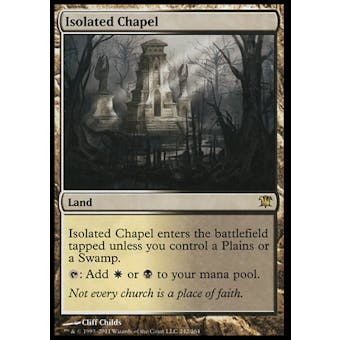 Magic the Gathering Innistrad Single Isolated Chapel - SLIGHT PLAY (SP)